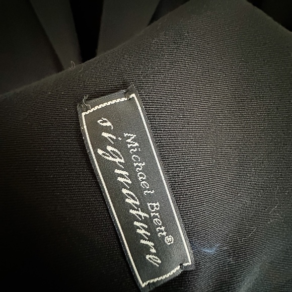 Vintage Michael Brett Blazer | Blue Mens Blazer, Gold Buttons - Picture 2 of 6